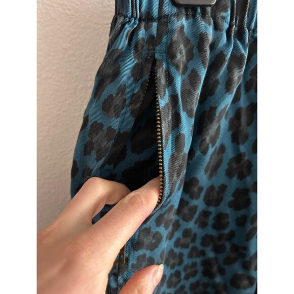 Young Fabulous & Broke Blue Leopard Print Joggers Size XS - Picture 5 of 7